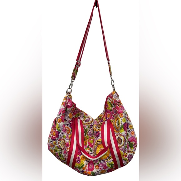Vera Bradley Round Tote duffle large - Picture 2 of 9